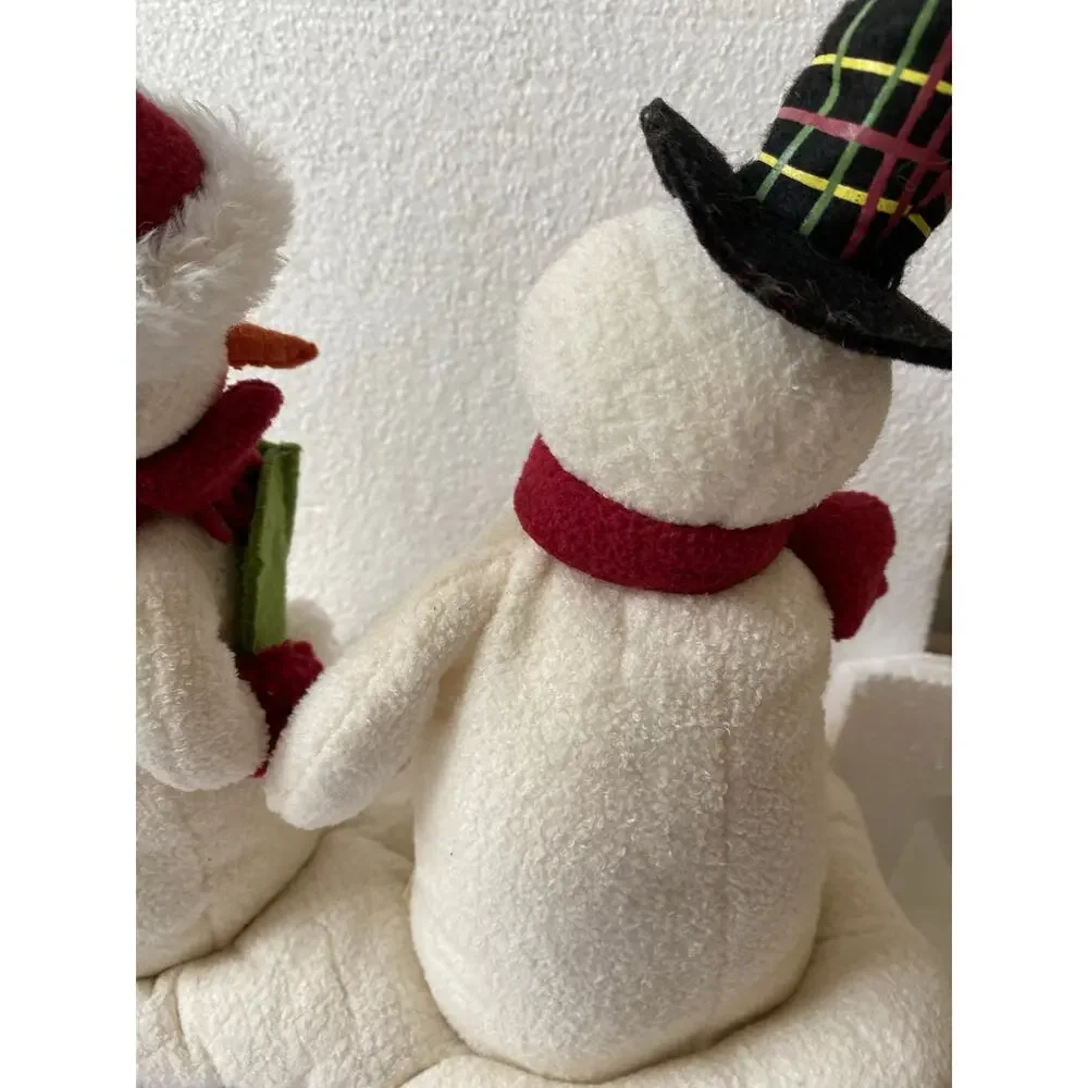 2003 Hallmark Jingle Pals animated musical snowman pair good condition Battery